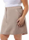 32 Degrees Cool Womens Lightweight Tech Skort 1745837 Beige Brown S