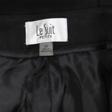 Le Suit Womens Herringbone Side Zip Suit Pants 50041016 Black 14P