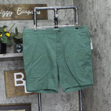 Goodfellow & Co Every Wear 9" Slim Fit Flat Front Chino Shorts Teal Green 42