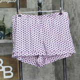 INC International Concepts Chain-Print Woven Pajama Set Geo Ring Purple 2XL