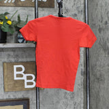 American Apparel Kids Girls Vintage Clif Bar Graphic T-Shirt Tee Red S