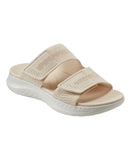 Easy Spirit Womens Dashtyn Double Band Sandal Light Natural Off White 8M