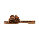A New Day Womens Maple Bow Flat Sandals 91745610 Light Brown 9M