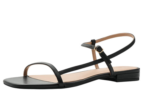 Lauren Ralph Lauren Womens Lainee Nappa Leather Sandals 802P04394001 Black 10B