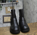 Universal Thread Womens Connor Harness Buckle Ankle Boots 90511576 Black 9M