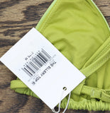 Solid & Striped Womens Ellery Bikini Top Swim Sky Blue / Chartreuse Ombre M
