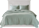 Madison Park Marino 3-Piece Reversible Quilt Set Medallion Seafoam Full / Queen