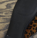 Universal Thread Mary Jane Flats with Ankle Strap 94462393 Leopard Dark Brown 8M