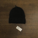 On 34th Womens Solid Brushed Beanie Rolled Cuff Fuzzy MO1542505 Black