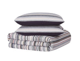 Truly Soft Teagan Stripe Multiple 3-Piece Duvet Set Striped Duvet Brown King