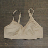 Playtex 18 Hour Bounce Control Convertible Wireless Bra 4699 Taupe Brown 38DD