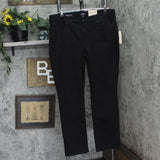 NYDJ Womens Plus Size Marilyn Straight Ankle Jeans WBDMMS2299 Black 18W