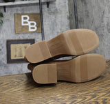 Sun + Stone Womens Norahh Moto Midshaft Bootie Russet Microsuede Brown 8.5M