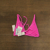 Roxy Womens Tiki Triangle Bikini Top Removable Pads 434001979 Bright Pink M