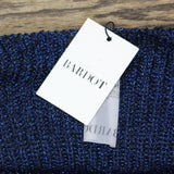 Bardot Women's Wide V-Neck Drop-Shoulder Cardigan Top 58104TB Navy Lurex S