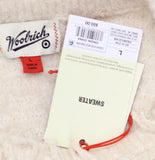 Woolrich X TGT Loopy Fuzzy Yarn Crewneck Pullover Sweater Cream Off White L