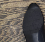 Easy Street Womens Block Heel Faux Leather Pumps PRIM Navy Blue 7M