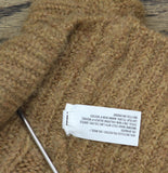 A New Day Womens Round Neck Cable Knit Pullover Sweater 94645899 Heather Brown M
