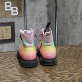 Cat & Jack Girls Toddler Lace Up Ankle Boots 166cd3f4384859 Multicolor 11T