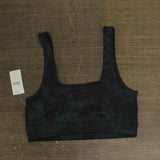 Jenni Womens Square-Neck Bralette 100156657 Tiedye Green L