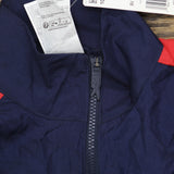 Reebok Womens Pocket Nylon Track Jacket IU0779 Vector Navy Blue XS