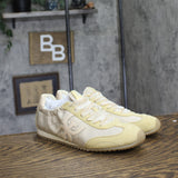 Sam Edelman Isella 3 Sneaker Low Top Lace New Ecru / Wheat Whisp Brown 9.5M