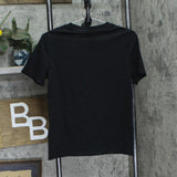 Reebok Womens Logo Cotton Graphic T-Shirt Tee IT8891 Black XS