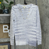 MICHAEL by Michael Kors Women's Petite Pullover Sweater Blue P