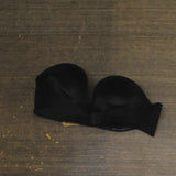 Sophie B Womens Strapless Push Up Bra Black 34C