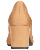 Easy Street Proper Womens Block Heel Pumps PROPER Sand Suede Brown 9.5M