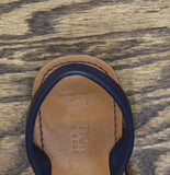 Kenneth Cole Reaction Womens Fine Glass Slingback Platform Sandal Navy Blue 5M
