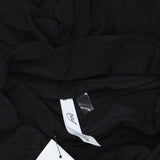 Ny Collection Womens Petite Cropped Pull On Pants with Sash PITP0788S Black PL