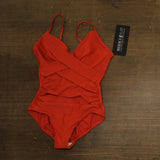 Miraclesuit Rock Solid Captivate Underwire One Piece Swimsuit Arancio Orange 12