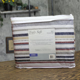 Truly Soft Teagan Stripe Multiple 3-Piece Duvet Set Striped Duvet Brown King