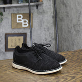 Cat & Jack Boys Slip On Lightweight Dress Sneakers Charcoal Black 2