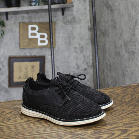 Cat & Jack Boys Slip On Lightweight Dress Sneakers Charcoal Black 2