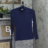 32 Degrees Womens Heat Mock-Neck Long-Sleeve Top Indigo Iris Blue XS