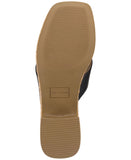 Sun + Stone Womens Giigi Crisscross Wedge Sandals 10014732800 Black 9M