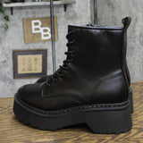 Wild Fable Womens Zea Combat Boots 87930208 Black 9.5M