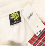 The Grinch Holiday Graphic Jogger Pajama Pants with Drawstring Cream Off White M