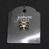 Jasmine Lane Womens Fashion Double Criss Cross Ring Gold Yellow 7