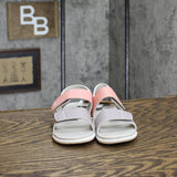 See Kai Run Basics Toddler Girls Jaylen Sandals 89516717 Gray / Pink 9T