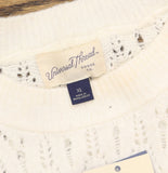 Universal Thread Womens Sweater Vest Crochet 94429887 Cream Off white XL