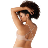 Wacoal Womens Simply Done Seamless Wire Free T-Shirt Bra Beige Brown 38DDD