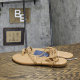 Universal Thread Womens Ivana Footbed Toe Ring Sandals 93708831 Tan Brown 9.5M