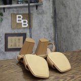 A New Day Womens Block Sal Heels 83821288 Tan Brown 11M