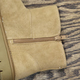 Universal Thread May Faux Suede Booties with Memory Foam Insole Tan Brown 6M
