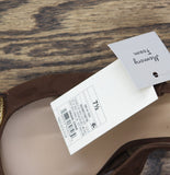 A New Day Tabitha Oversized Chain Slingback Kitten Heels 94305246 Brown 7.5M