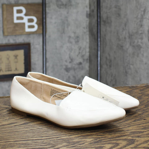 A New Day Womens Hayes Loafer Flats with Memory Foam Insole Cream Off White 8.5M