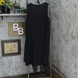 DG2 Womens Layered Drama Dress 727410 Black M